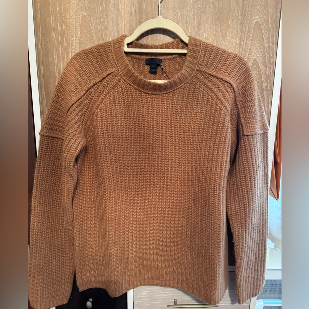 Jcrew Cashmere epaulet sweater